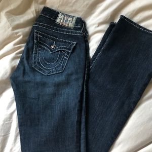 Size 25 true religion bootcut jeans.